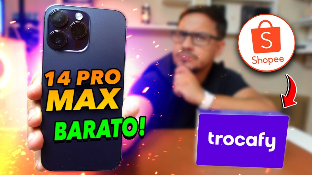 CHEGOU! iPhone 14 Pro Max BARATO da SHOPEE VALE a PENA ou é FURADA? Testei tudo 