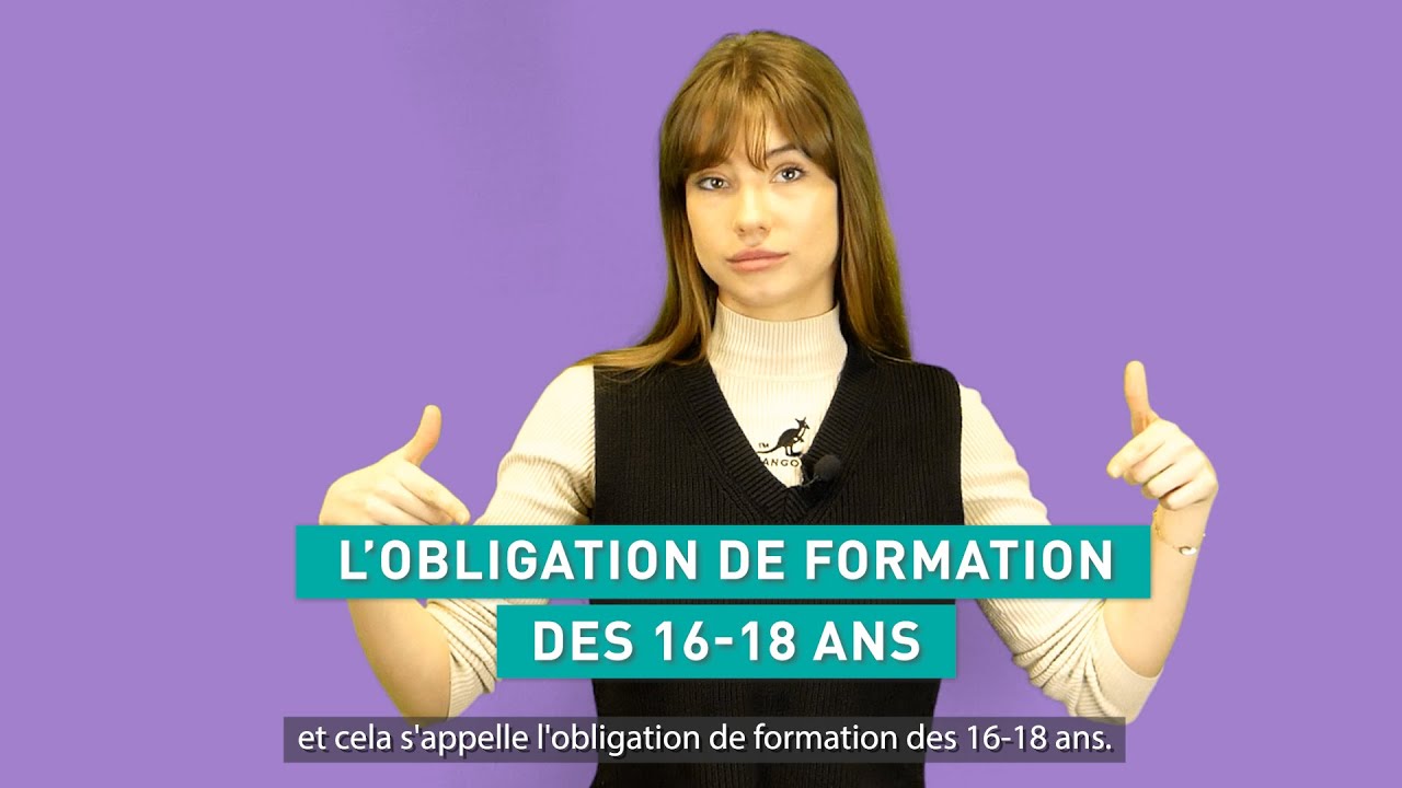 Tout savoir de l'obligation de formation des 16-18 ans