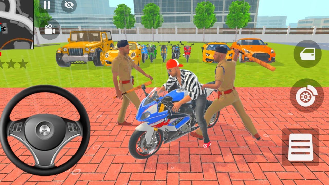 🎮 Franklin Trapped by Police 🚓 High Action Mission | Indian🇮🇳 Bike Thief Auto Simulation 🎮