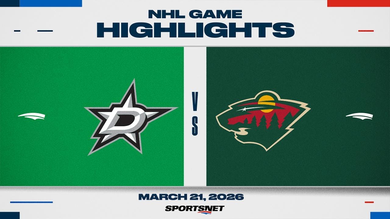 NHL Highlights | Stars vs. Wild - March 21, 2026