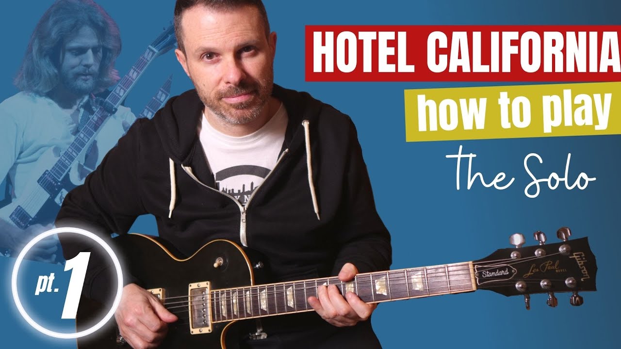 HOTEL CALIFORNIA SOLO - how to play / guitar lesson / tutorial (part 1)