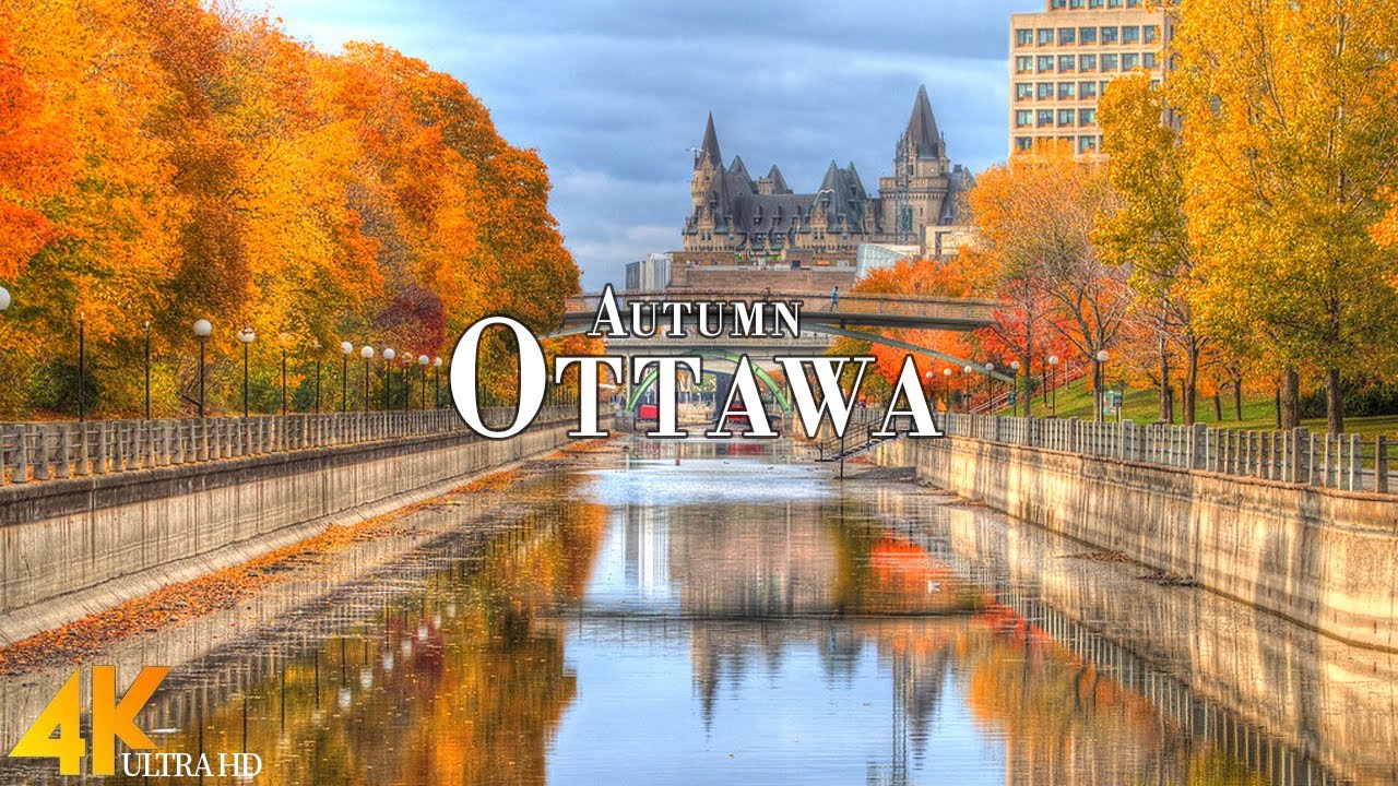 Autumn Ottawa 4K Ultra HD • Stunning Footage Ottawa, Scenic Relaxation Film with Calming Music.