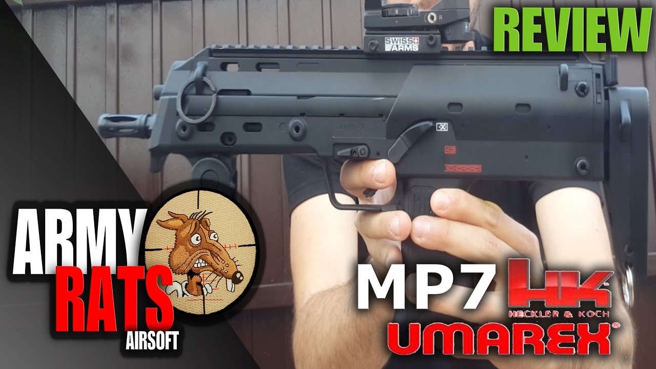 MP7 HK UMAREX VFC REVIEW  EN ESPAÑOL - VERSION GAS & BLOWBACK   - AIRSOFT ARMY RATS