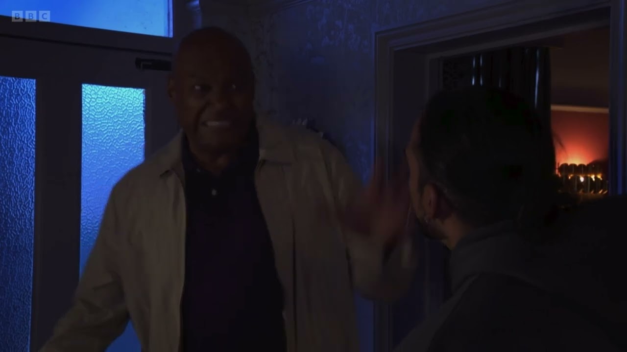 EastEnders- George Knight beats up Ravi Gulati (11th November 2025)