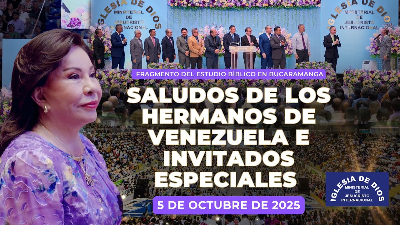 Clip Estudio Bíblico Bucaramanga: Saludos de hermanos de Venezuela e invitados especiales #IDMJI