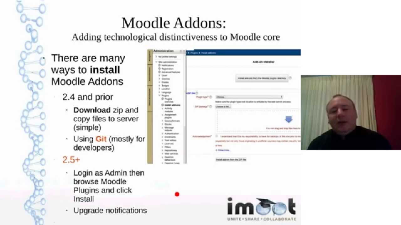 Anthony Borrow - Moodle Addons - iMoot 2013