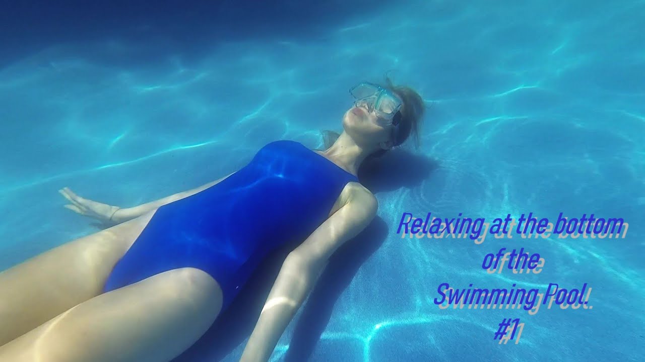 Cutting Room Floor #3. Breatholding Practice Underwater at the Bottom of the Swimming Pool. Clip #1