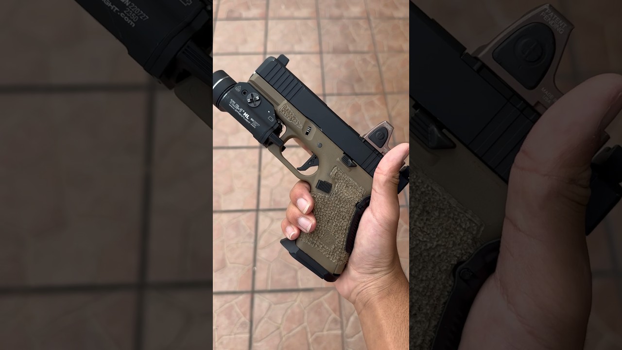 Custom Glock 19 gen 5 #airsoft #customglock #subscribe