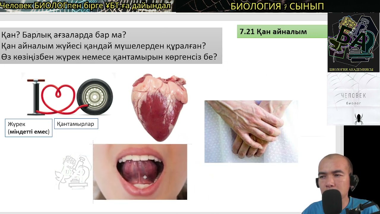 7.21. ҚАН АЙНАЛЫМ? #қантарату #жауанрлардағытасмалдану #биология #7сыныпбиология #ұбтбиология