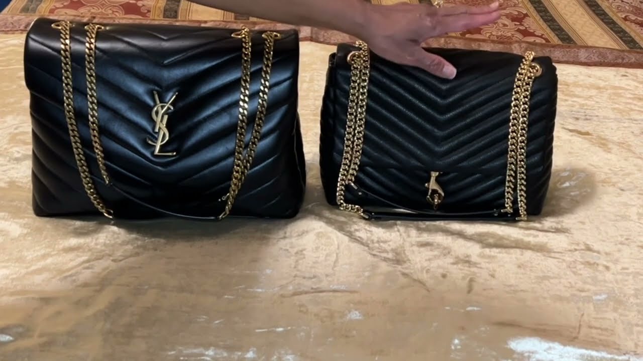 COMPARISON: YSL Medium Lou Lou to Rebecca Minkoff Edie Flap Shoulder Bag || CONTENT WITH CANDACE