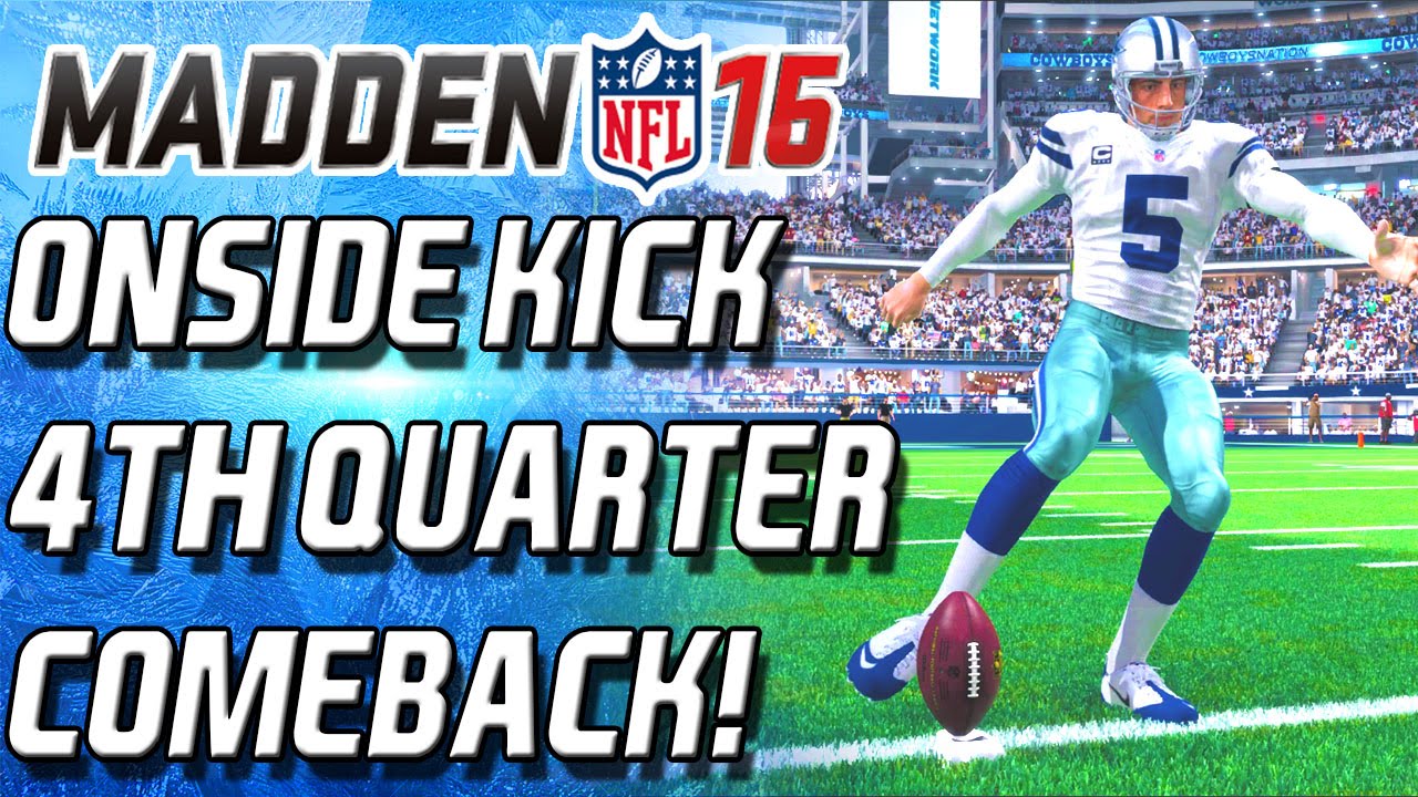 ONSIDE KICK! 4TH QUARTER COMEBACK THRILLER! - Madden 16 Ultimate Team