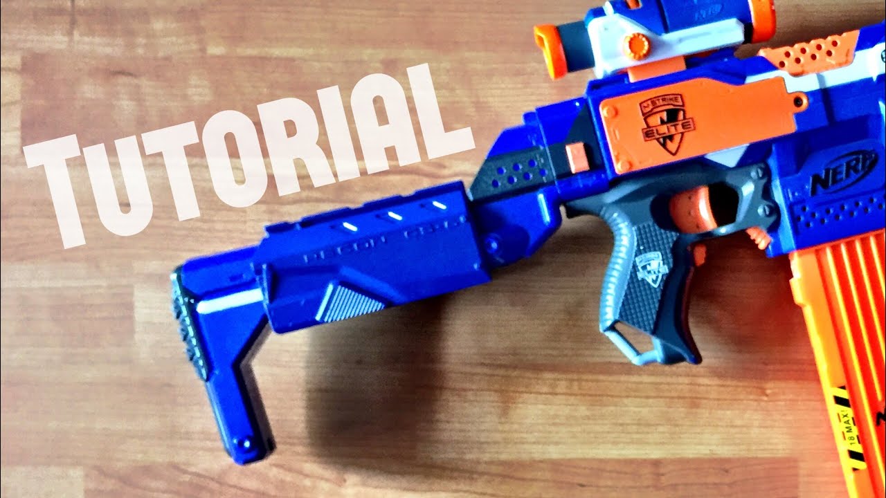 [TUTORIAL] How to extend a Nerf Retaliator stock attachment
