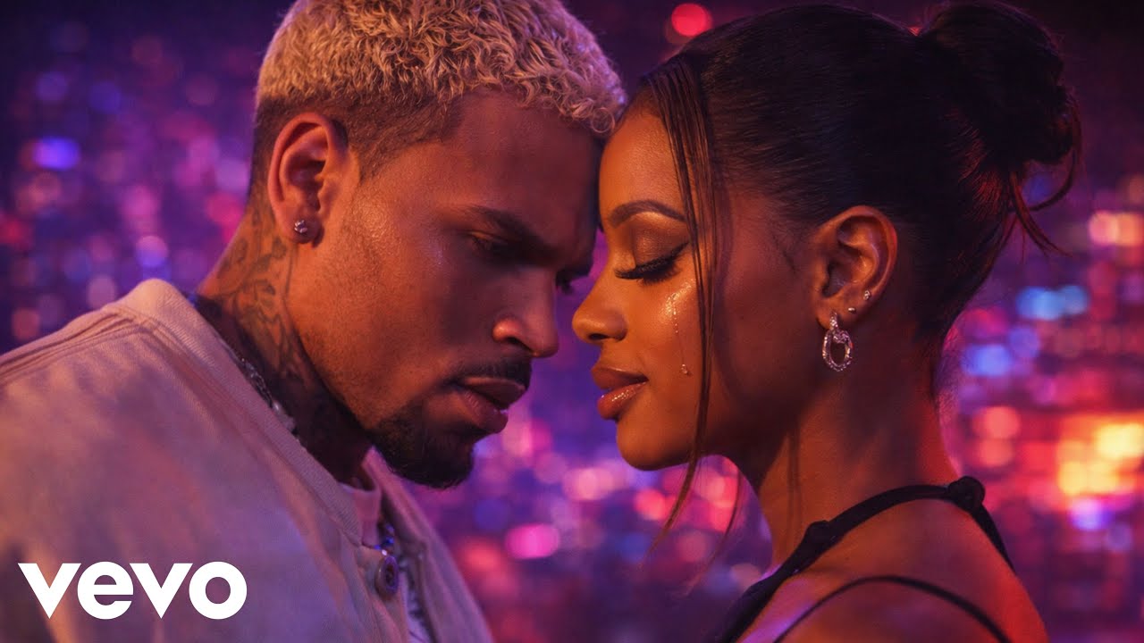 Chris Brown x Victoria Monét - Don’t close the door on us (Official Lyric Video) type song