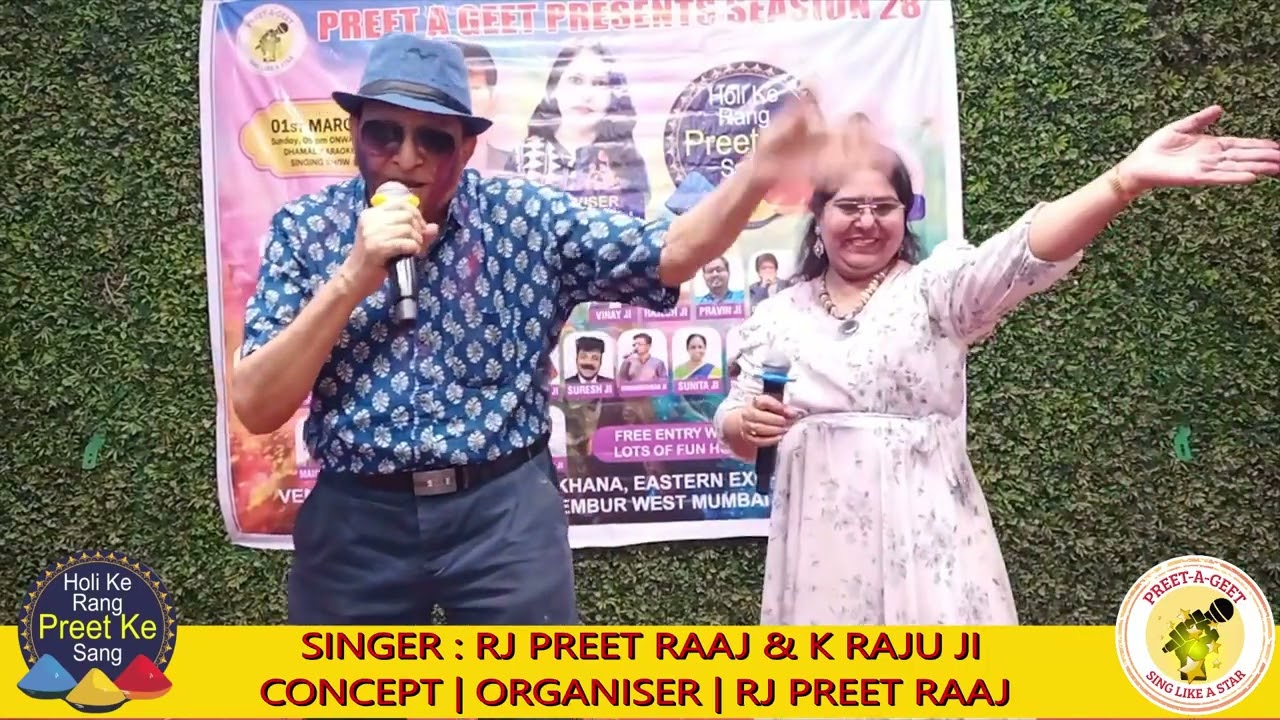 BEKHUDI MAI SANAM SINGER   ORGANISER RJ PREET RAAJ