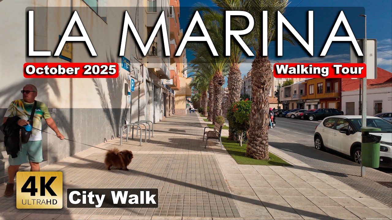 La Marina - City Walk 2025, October 29 - Spain | Costa Blanca - Walking tour [4k 60fps]