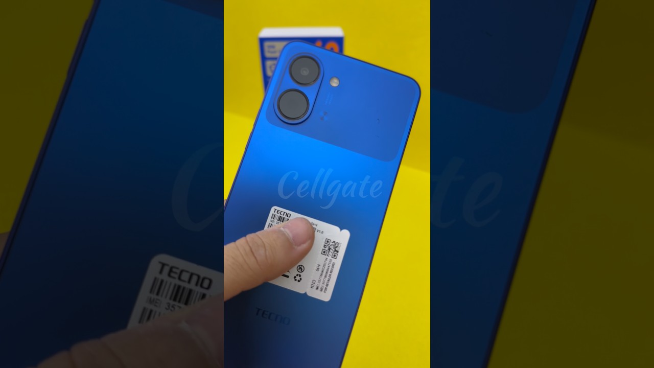 Tecno Spark Go 3 Blue Unboxing #cellgate #foryou #unboxing #tecnosparkgo3 #shorts #tech