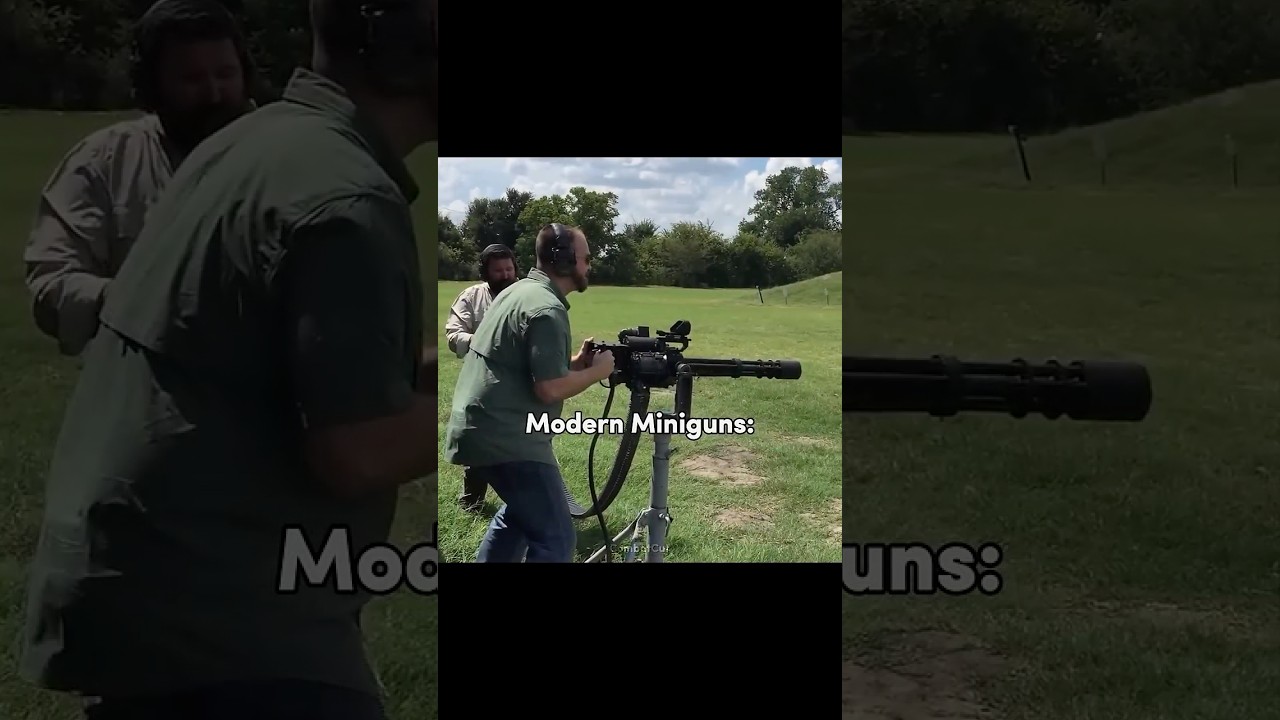 Gatling Gun vs. Modern Electric Minigun