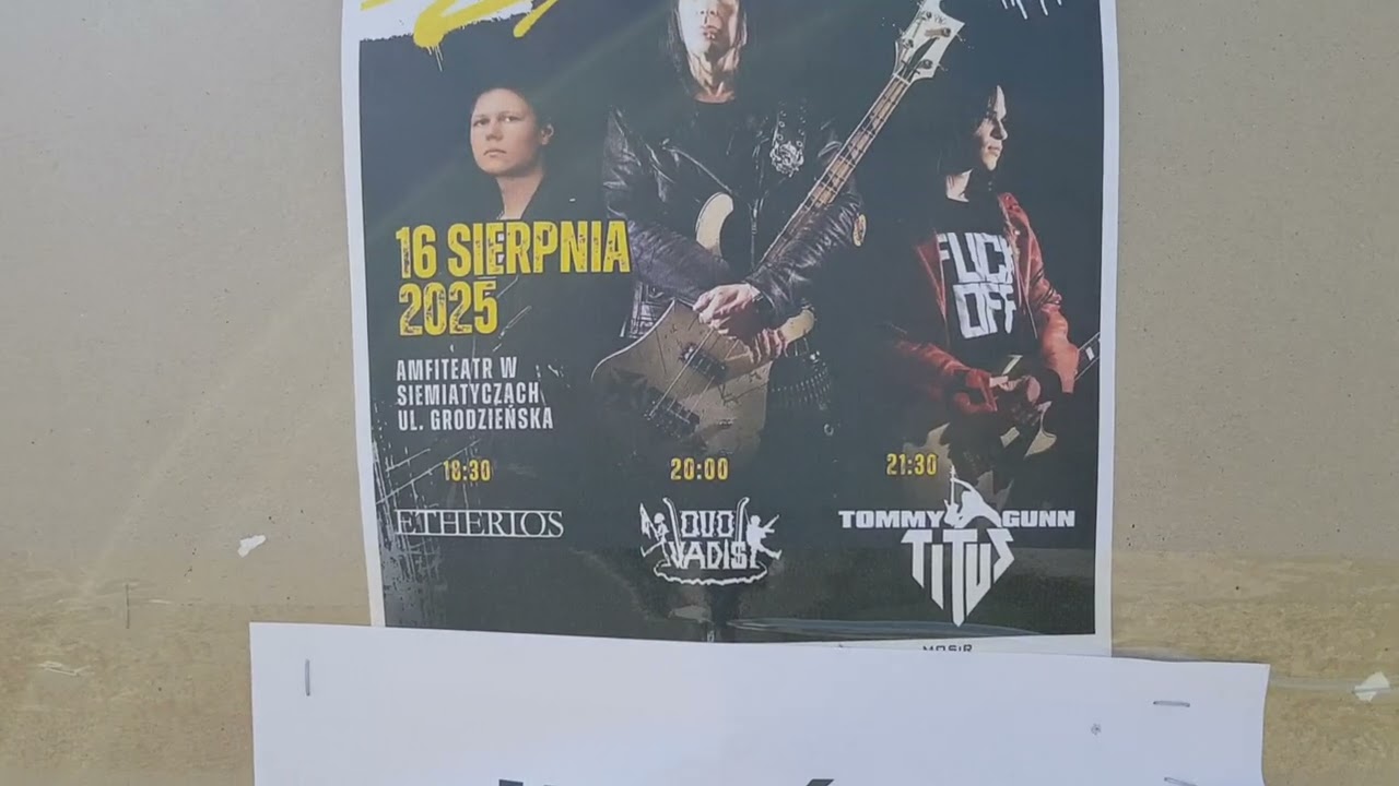 TITUS TOMMY GUNN - Live 2025.Siemiatycze Blues Rock Festival 16.08.2025.