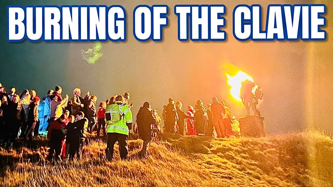 BURNING OF THE CLAVIE BURGHEAD | ANCIENT SCOTTISH CUSTOM | Traditional New Years celebration