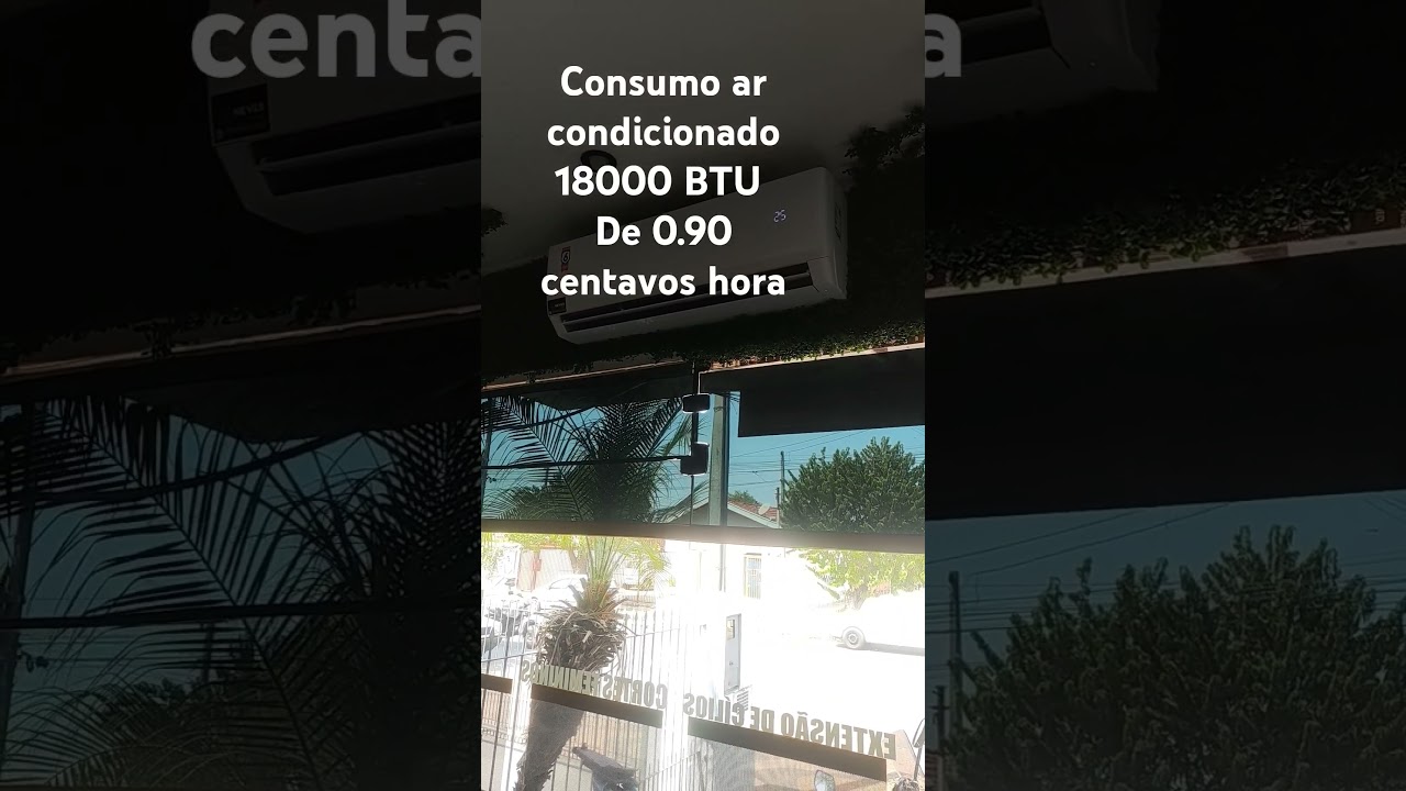 Consumo ar condicionado 18.000 BTU