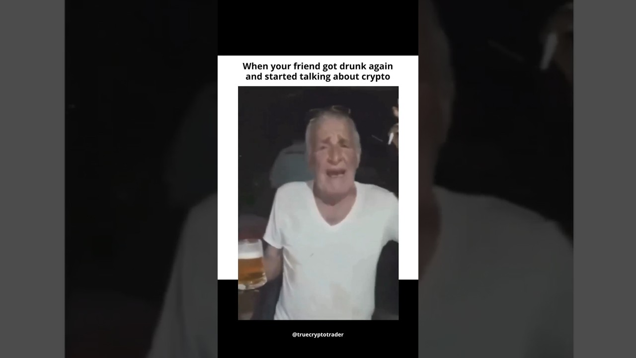 When #CRYPTO all over your mind even if you drunk 😂