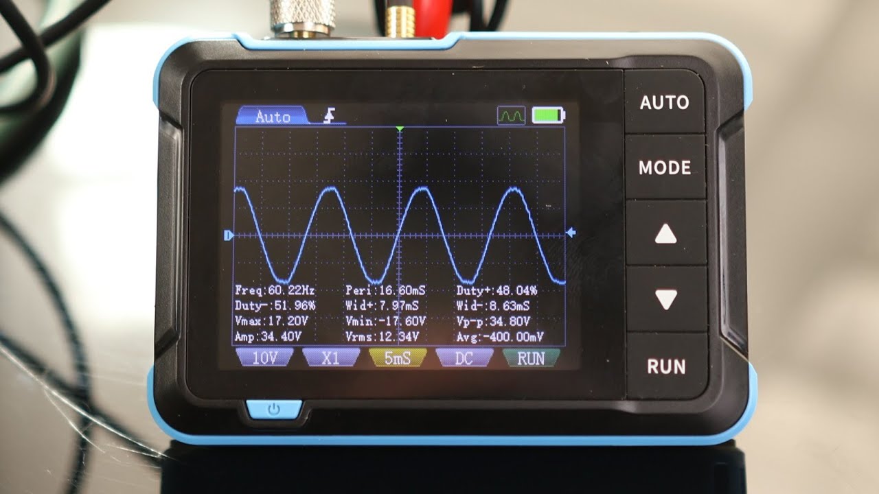 FNIRSI DSO153 2 in 1 Handheld Oscilloscope/DDS Signal Generator, Digital Portable Automotive
