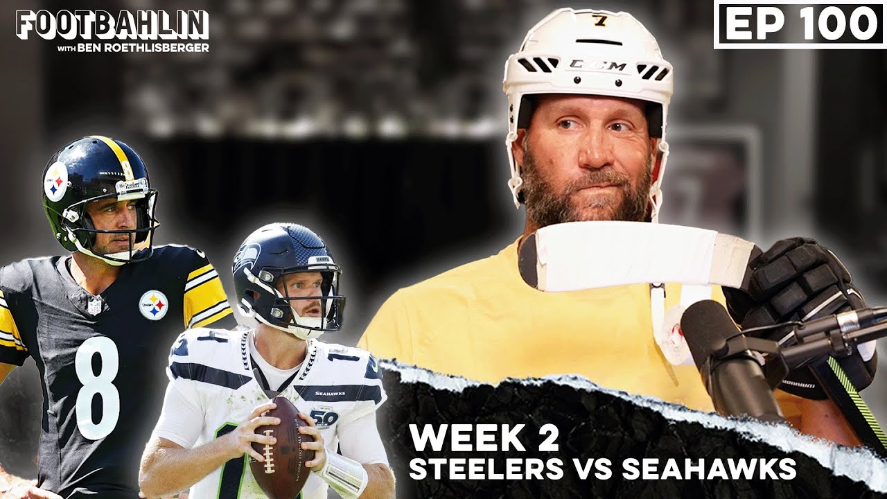 Big Ben talks Week 2 Steelers vs Seahawks,TJ Watt’s impact, 100th Episode and more! Ep. 100