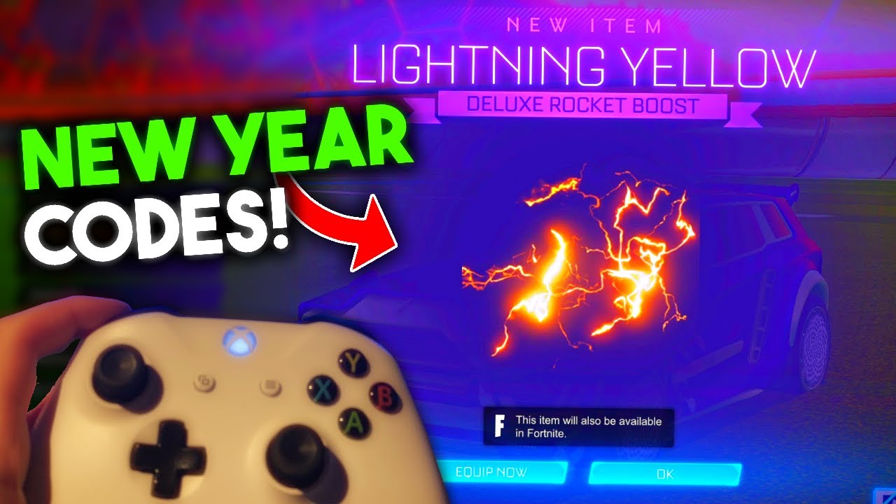 Новогодние коды Rocket League на 2026 год!