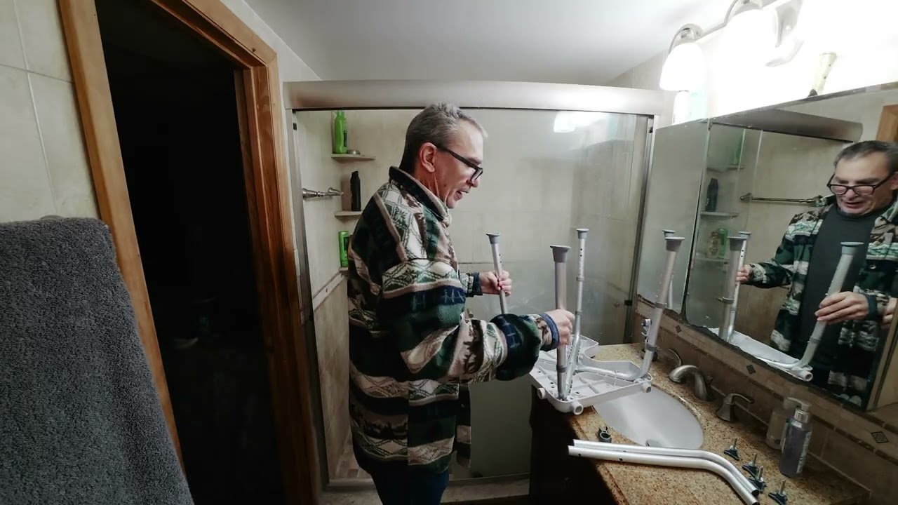Shower Chair for Inside Shower with Arms and Back,  base and padding