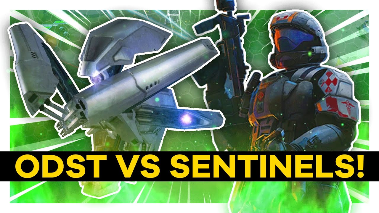 his SENTINELS took on my ODST army in Halo Wars 2!