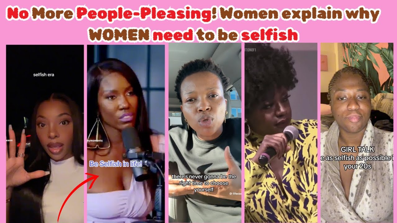 Act LIKE A LADY AND THINK LIKE A MAN! IT IS TIME TO BE SELFISH!!!