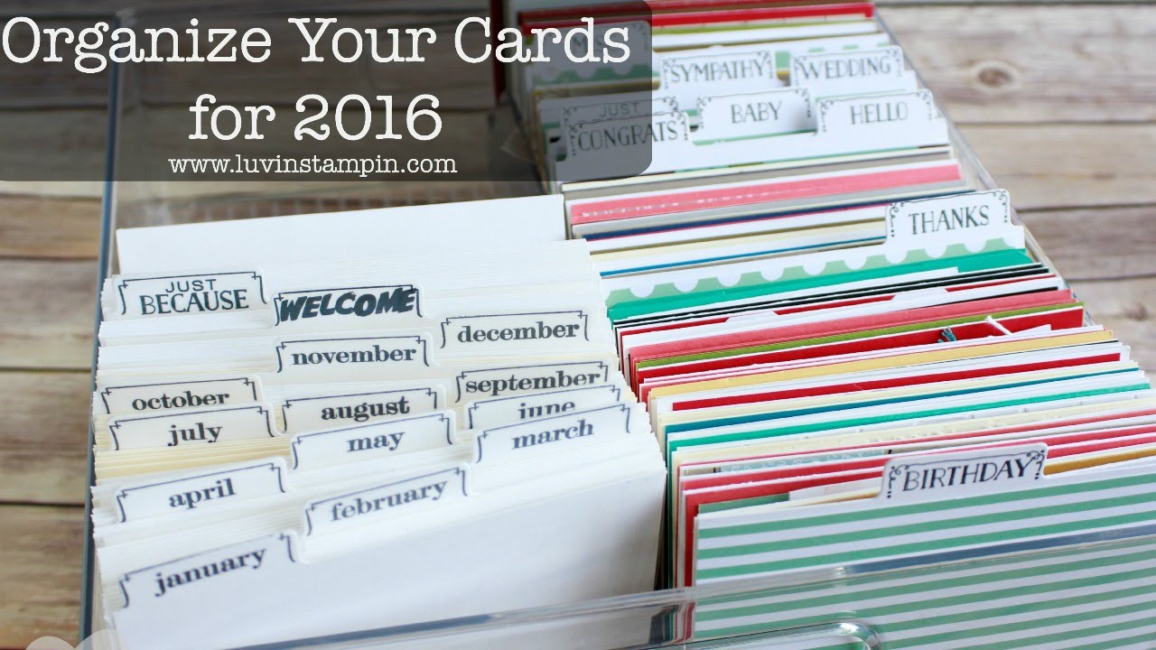Organize Your Cards
