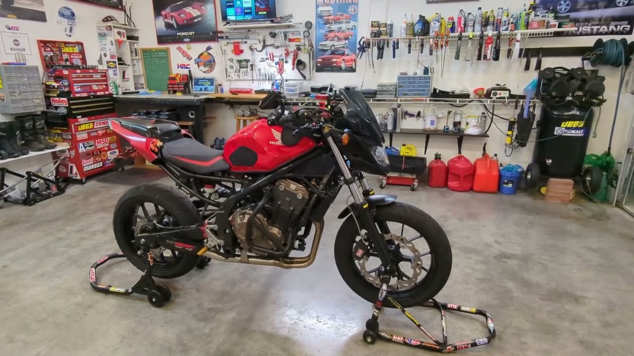 Honda CB500 Mods - Upgrades to Brakes - Suspension - Exhaust - Performance - Weight Loss.