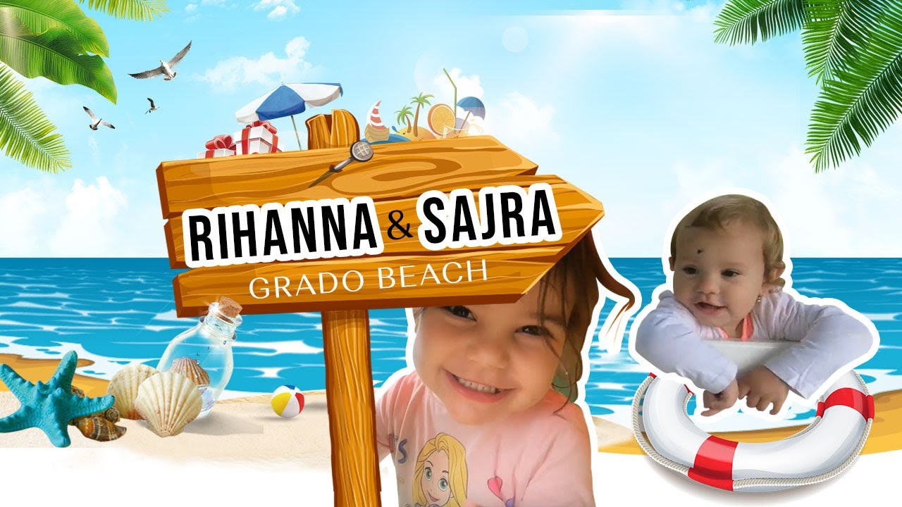 Beach Day in Italy! Rihanna, Sajra & Amelia’s Fun in the Sun | Family Vlog in Grado 🇮🇹🌞