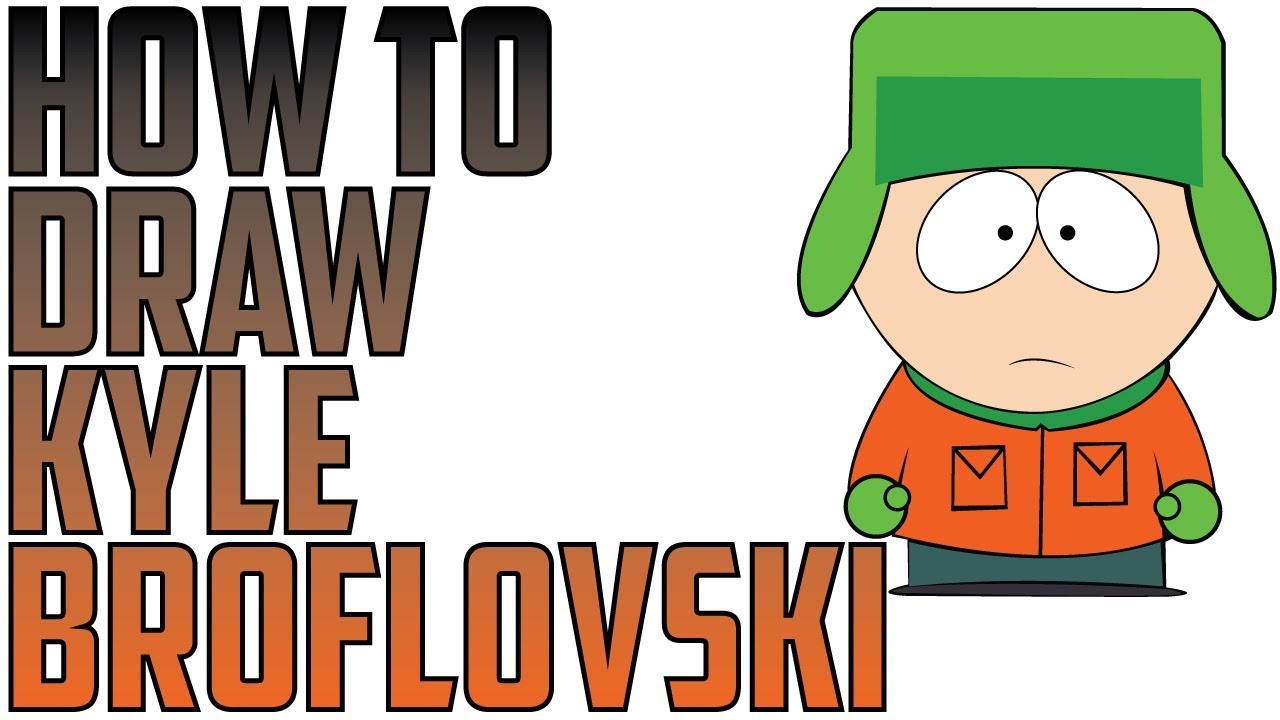 How To Draw Kyle Broflovski South Park Tutorials In Adobe Illustrator
