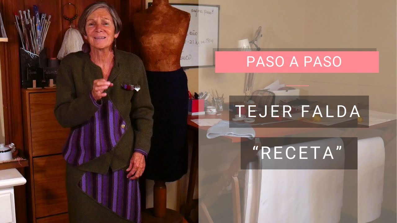 Cómo tejer falda recta fácil y sentadora 🧶 Intro - Tejer con Lucila