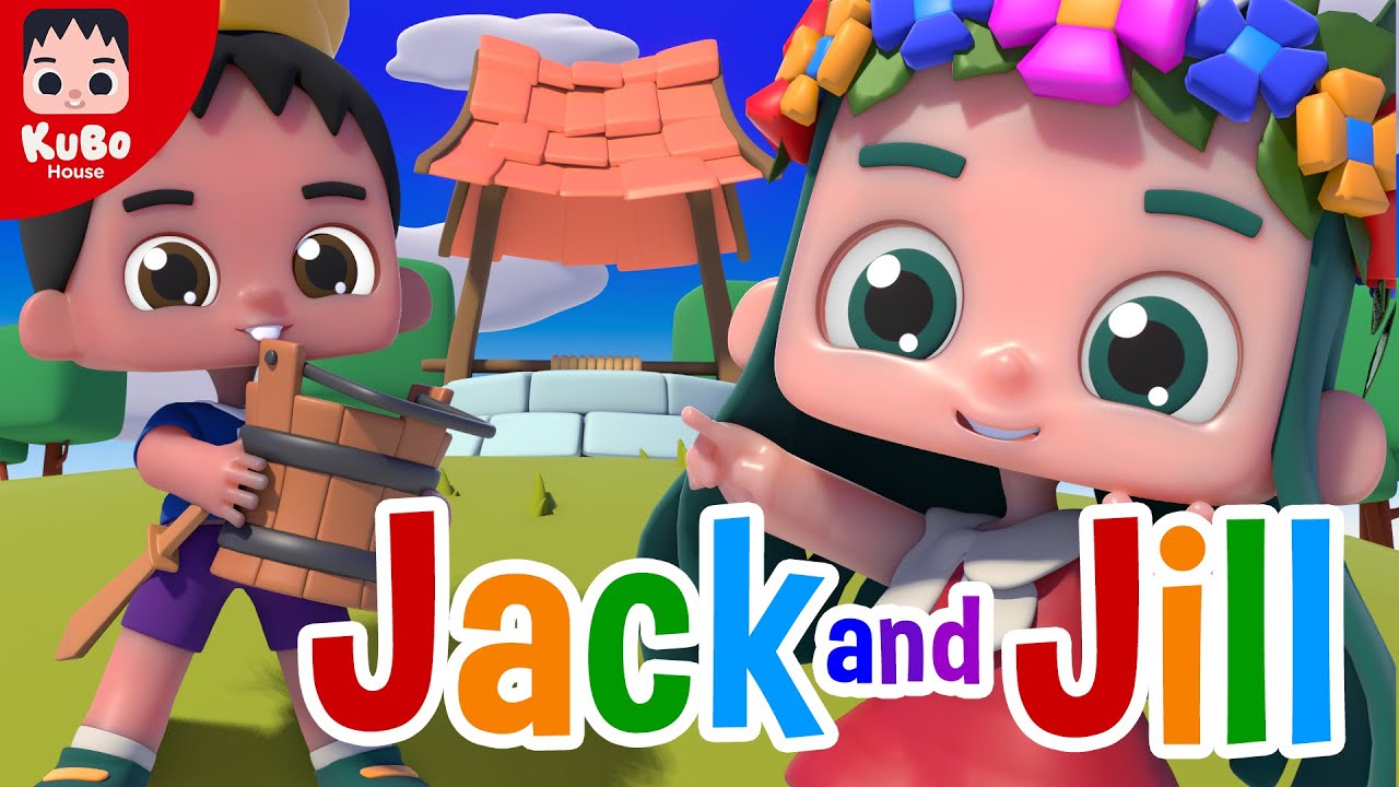 JACK AND JILL | Nursery Rhymes | Kid Songs (Kubo House)