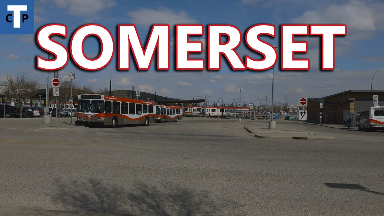 Calgary Classic New Flyer Bus RUSH at Somerest Station!