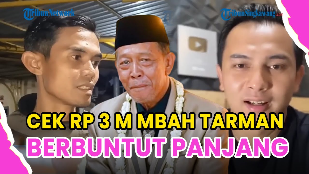 ®️🔴UPDATE❗TIKTOKER WISNU NGOTOT LAPORKAN CEK RP3 MILIAR MBAH TARMAN, VENDOR DIIMINGI JANJI PELUNASAN