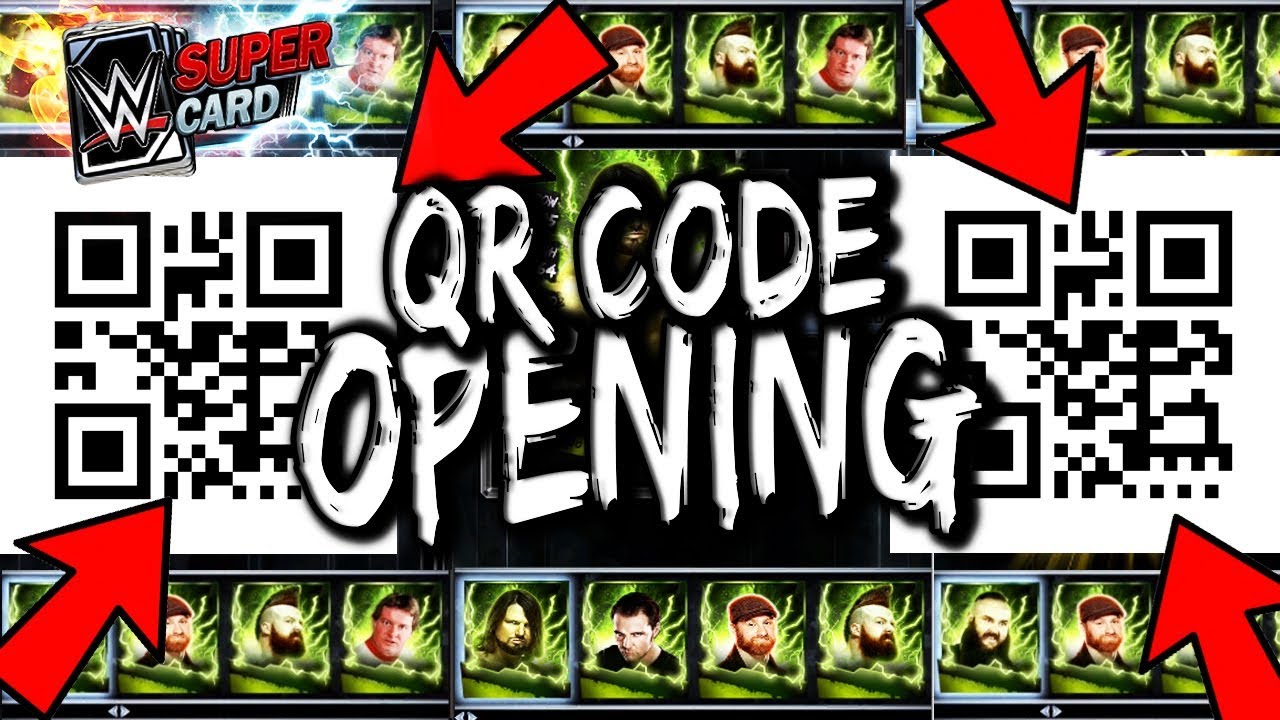 WWE SUPERCARD SEASON 4 QR CODES OPENING!! - COINS + NEW TIER CARDS! FIRST BEAST PRO!!