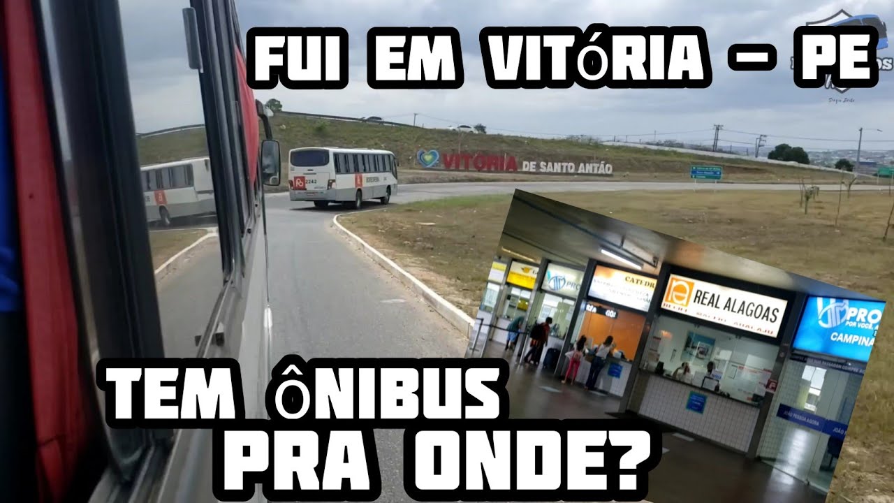 Guichês rodoviária de Recife  e viagem a Vitória de Santo Antão