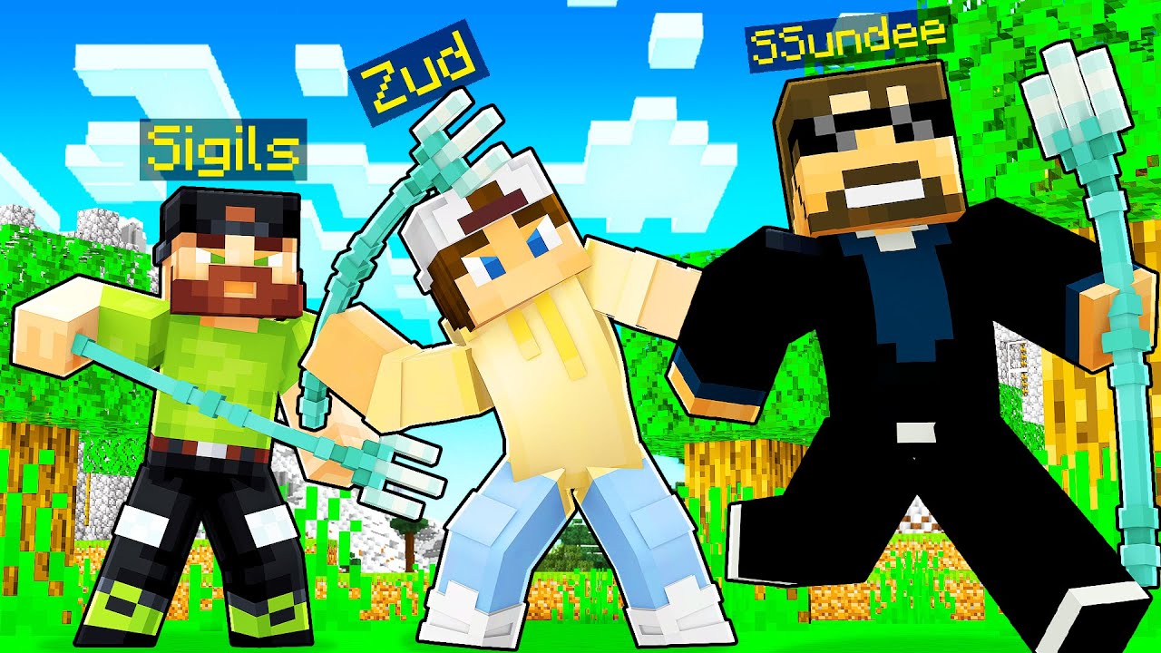 EXTREME Trident Tag Run in Minecraft...