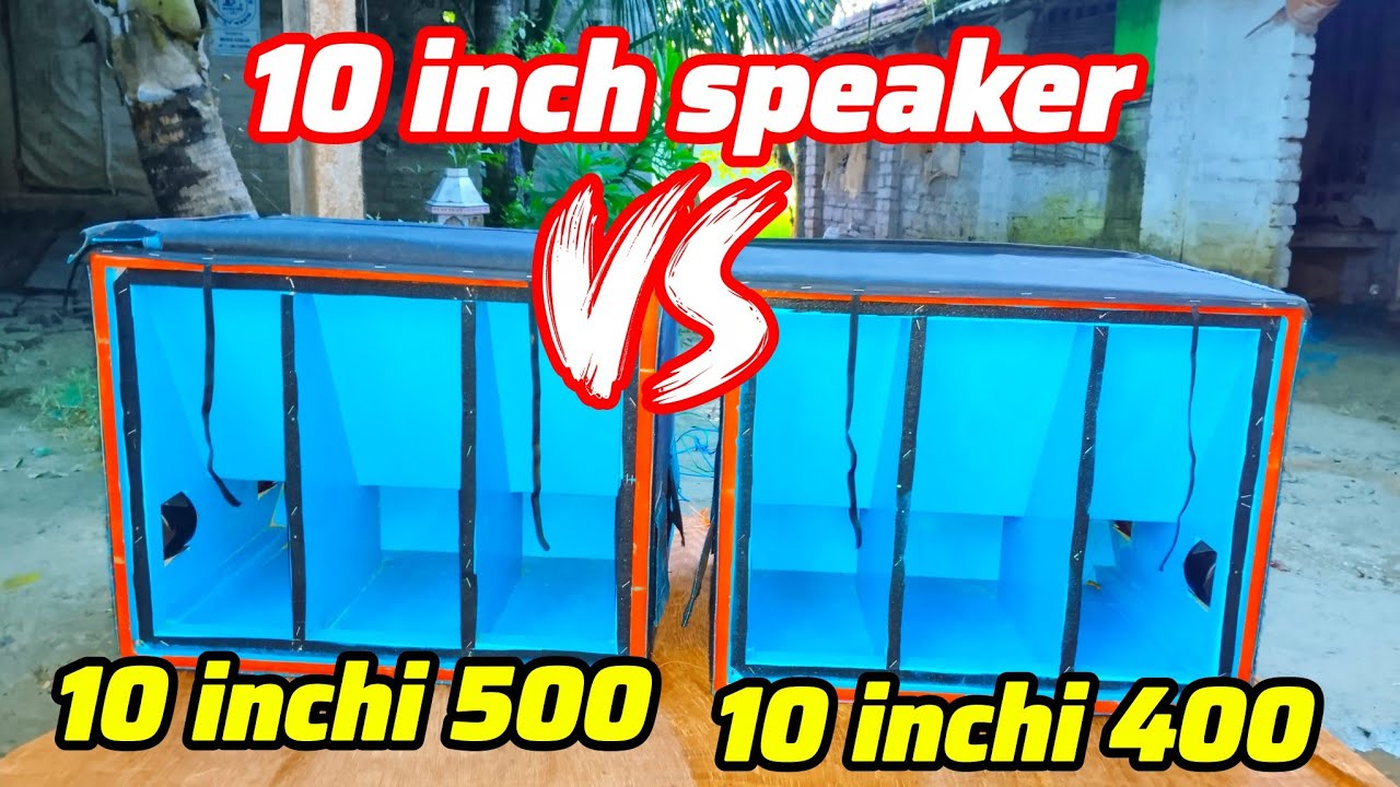  Pop Bass new স্পিকার 🥳10 inchi 500 Watt VS 10 inchi 400 Watt speaker 10 Pop Bass
