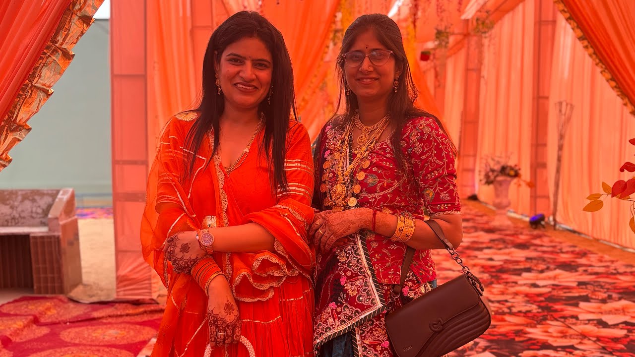 Krishna ki sis ki sadi me chle | mummy bhai sb Phuch gye | 