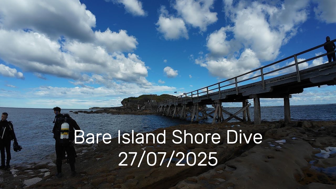 Bare Island Shore Dive Sydney 27/07/2025