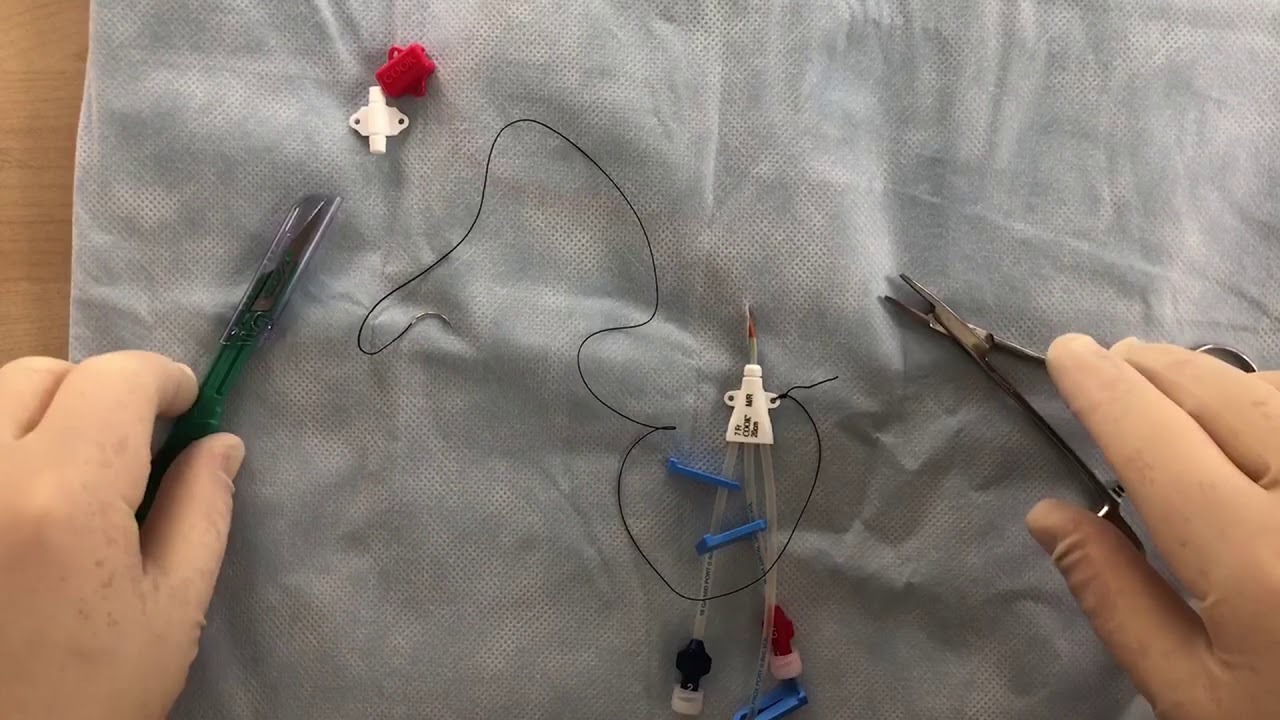 Secure a Central Venous Catheter