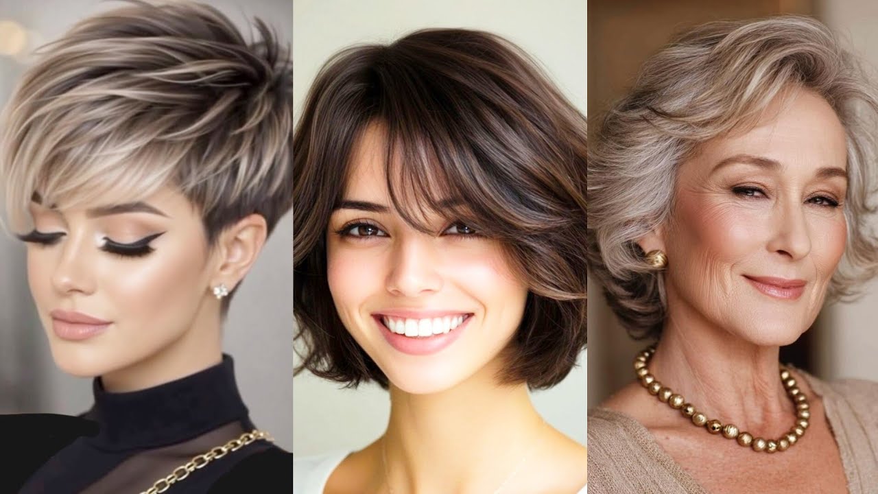 Modernos Cortes de Cabello para DAMAS de +55 -60-70 años Que más IMPACTAN 💇‍♀️ Glamour y Estilo 2026