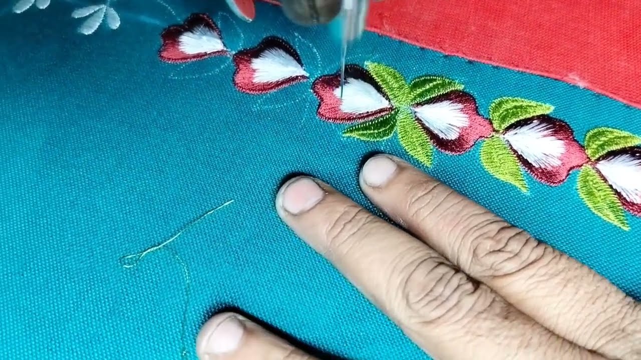 ladies suit design machine embroidery.embroidery machine