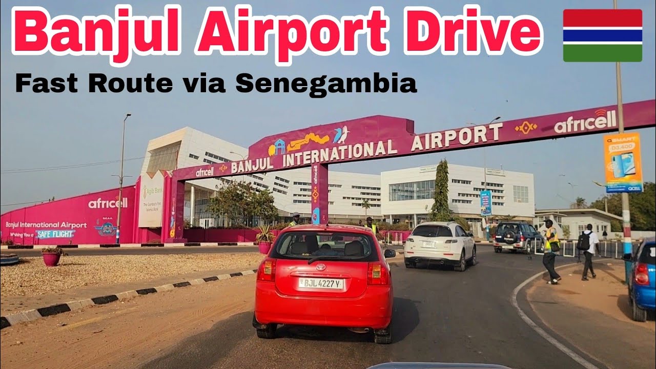 Gambia Airport Drive 2025 | Fast Route via Senegambia & New Oic Road | Gambia’s Best Tourist Route