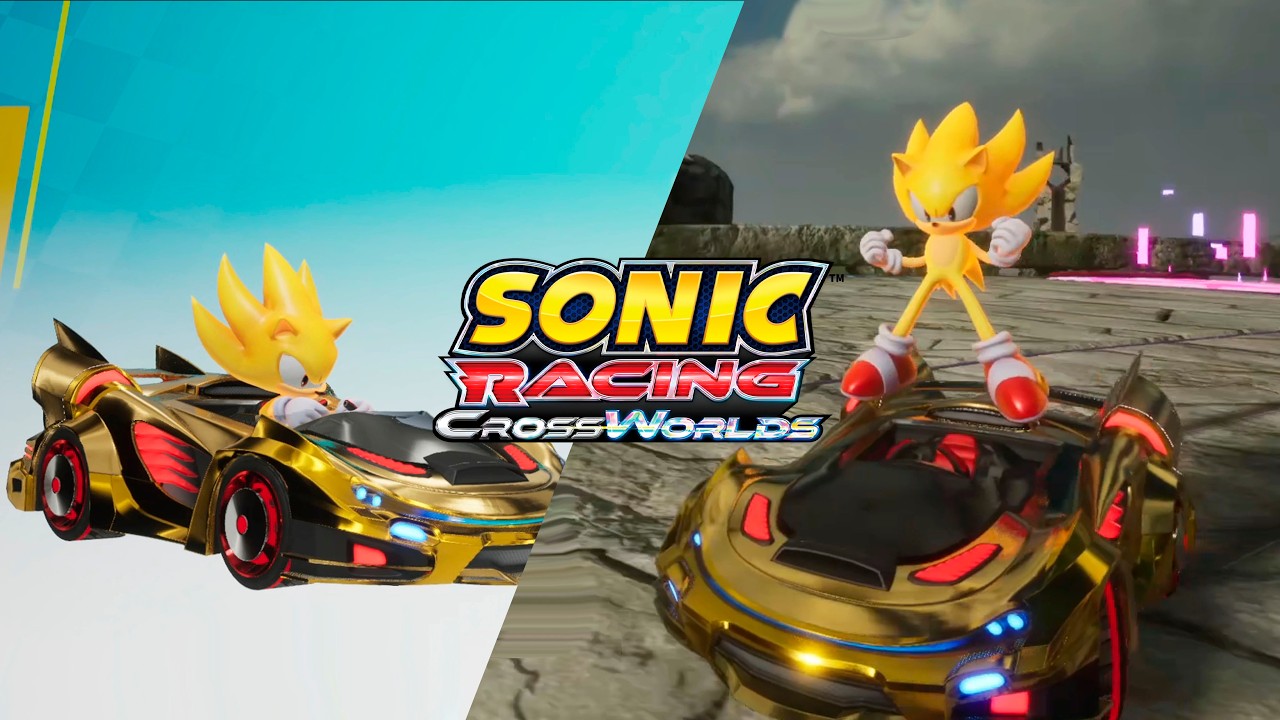 Super Sonic / Super Shinning Gameplay  | SS Speed | Sonic Racing CrossWorlds | Secret GP | 4k 60 Fps
